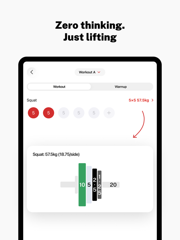 Stronglifts 5x5 Workout screenshot 4