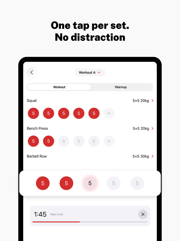 Stronglifts 5x5 Workout screenshot 3