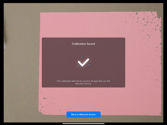 Structure Sensor Calibrator screenshot 1