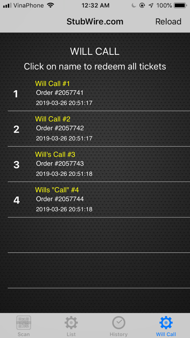 StubWire.com Ticket Scanning screenshot 3