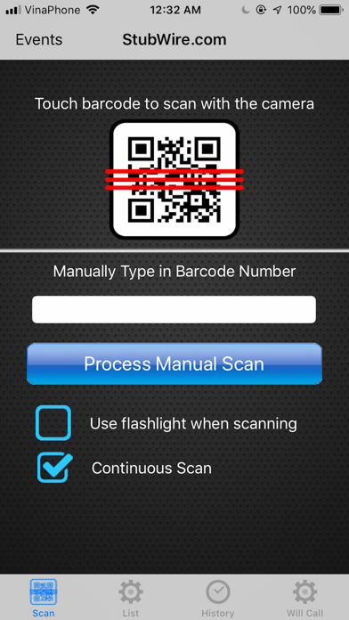 StubWire.com Ticket Scanning screenshot 5