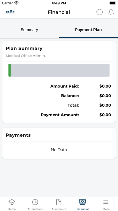 Student Mobile App screenshot 1