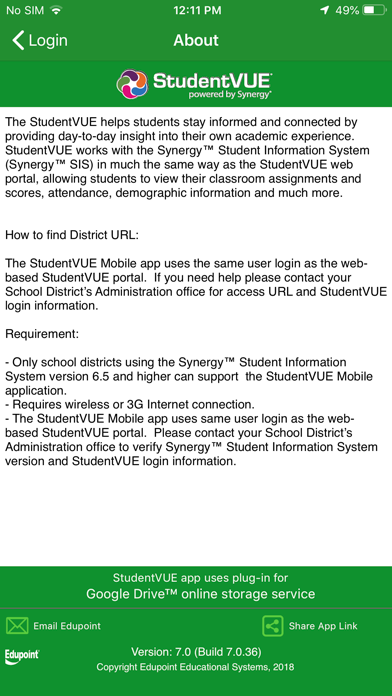 StudentVUE screenshot 2
