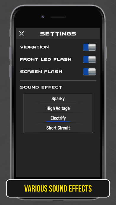 Stun Gun Shock Prank App screenshot 1