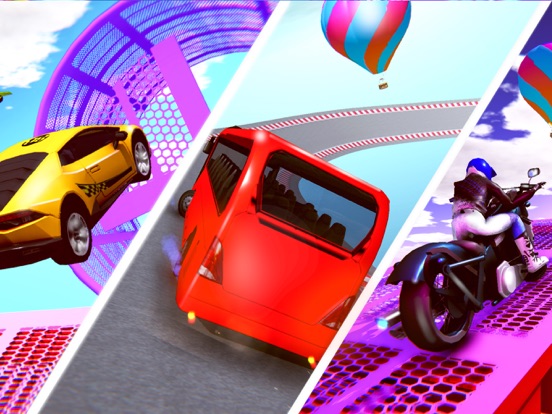 Stunt Rider: Mega Ramp Racing screenshot 1