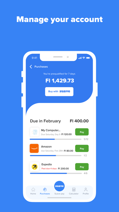 Suave: Buy now, pay later. screenshot 1