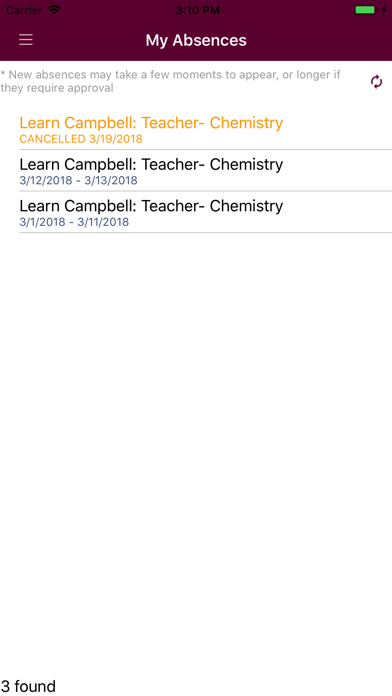 SubConnect for Teachers screenshot 2