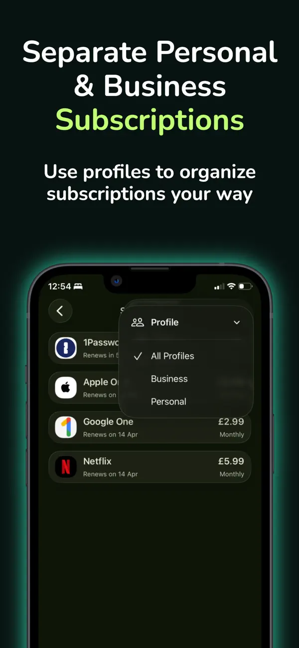 Subio: Manage Subscriptions screenshot 4