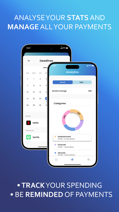 Subscribed - bills tracker screenshot 4