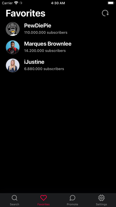 Subscribers: Live Counter screenshot 1