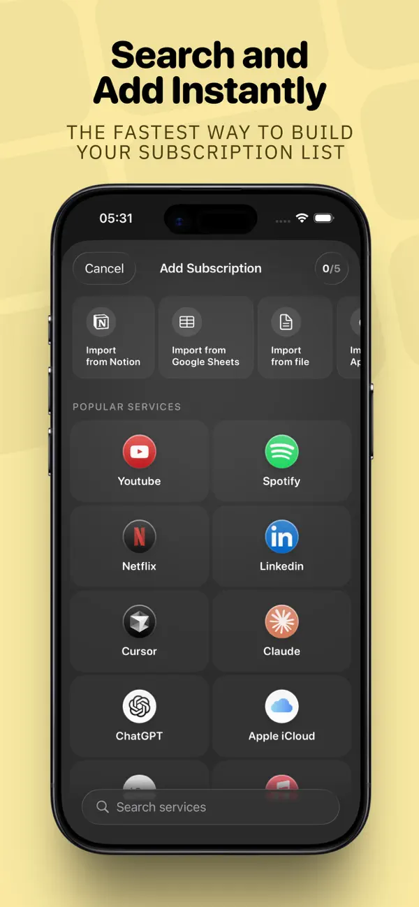 Subscription Day. Calendar screenshot 3