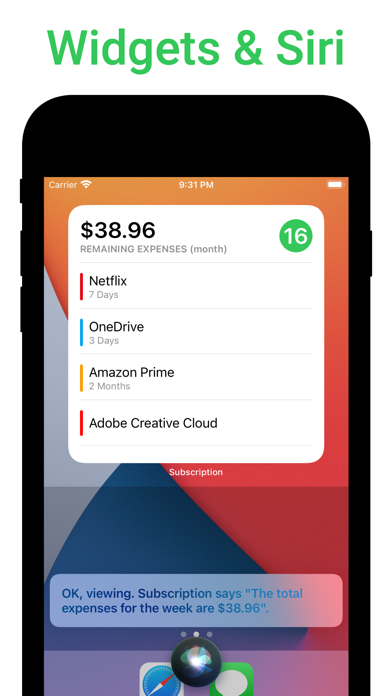 Subscription Manager - Bills screenshot 1