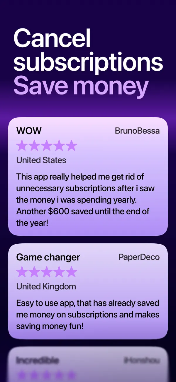 Subscription Manager: Orbit screenshot 1