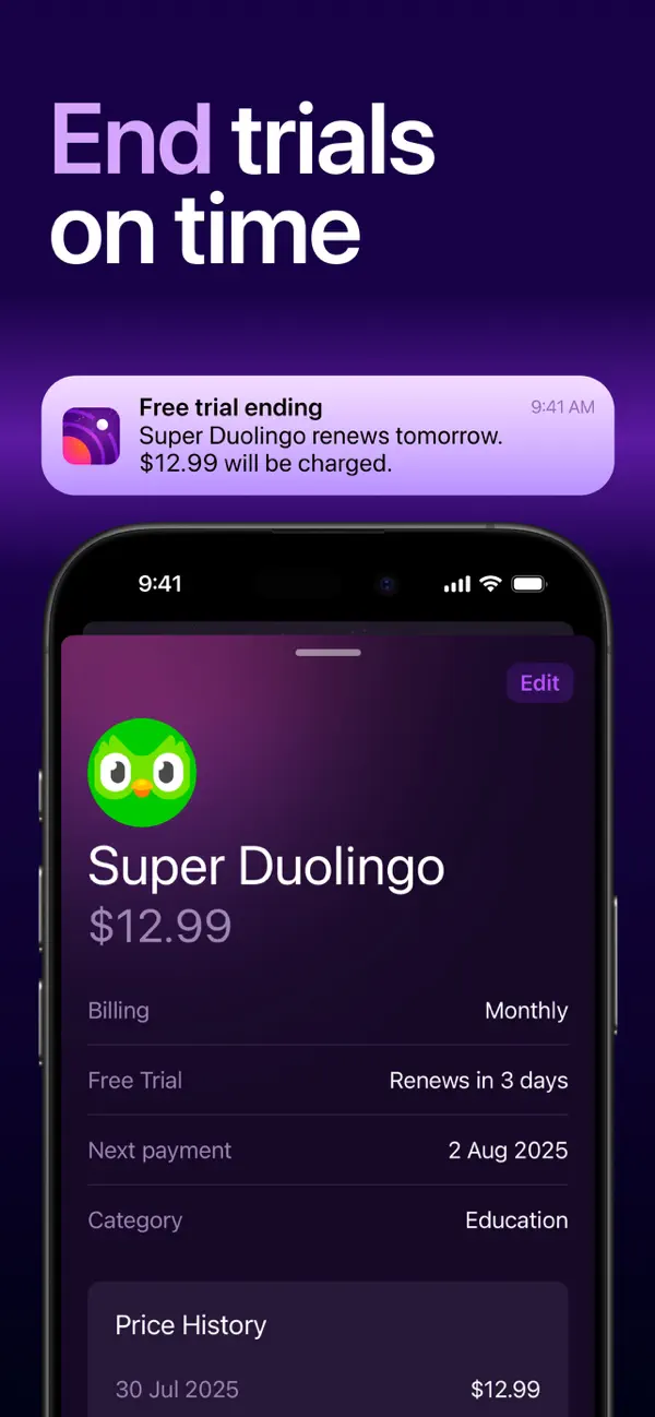 Subscription Manager: Orbit screenshot 3