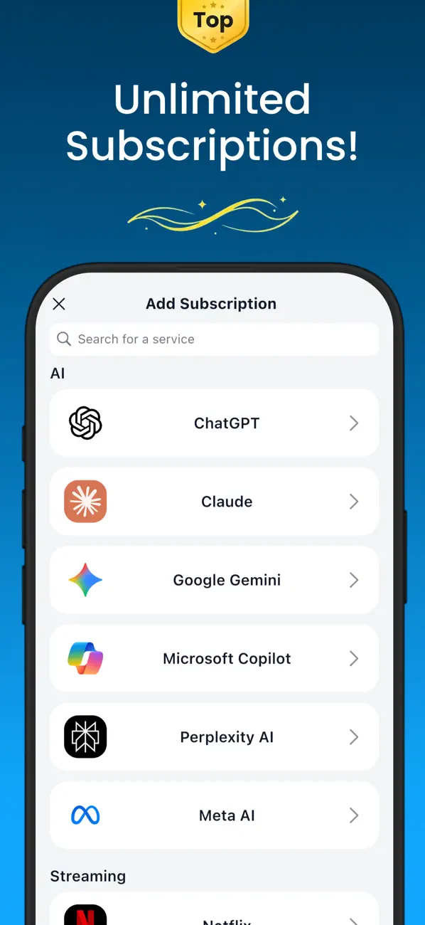 Subscription Manager - Subpli screenshot 4