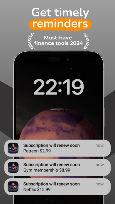 Subscription tracker: 99subs screenshot 5