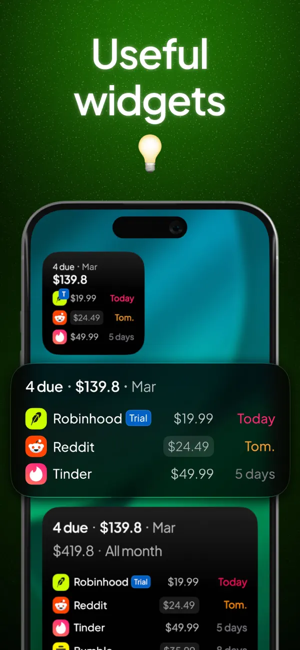 Subscription Tracker: Subby screenshot 3