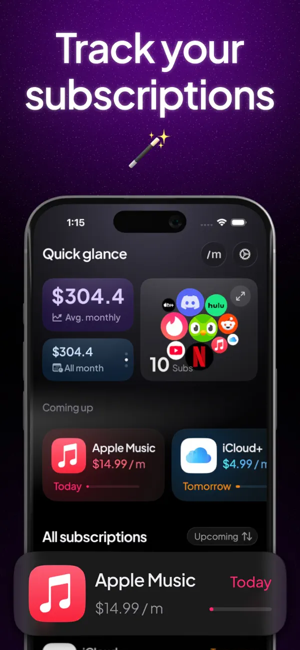 Subscription Tracker: Subby screenshot 6