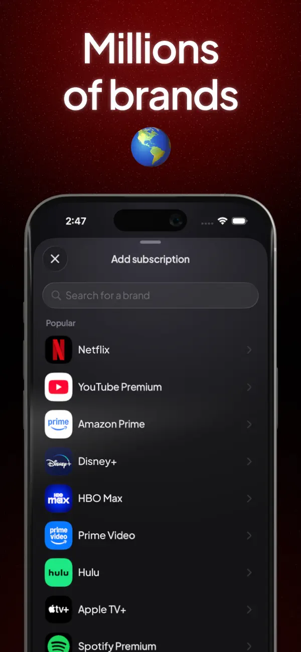 Subscription Tracker: Subby screenshot 2