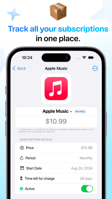 Subscription Tracker:SubTracky screenshot 2