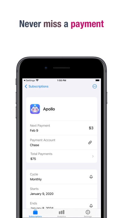 Subscriptions - Track Expenses screenshot 5