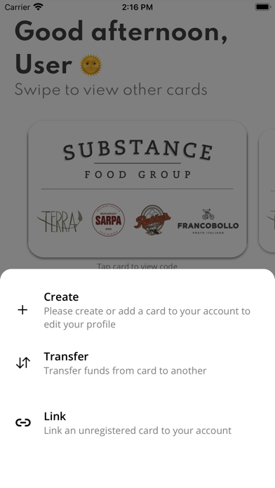 Substance Food Group screenshot 4