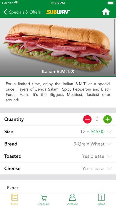 Subway Trinidad screenshot 1