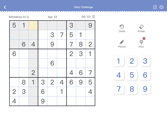 Sudoku - Brain Puzzle Games screenshot 1