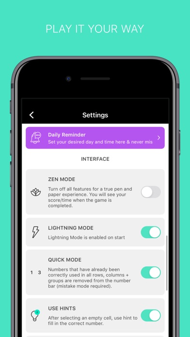 Sudoku Master Edition: Puzzles screenshot 1
