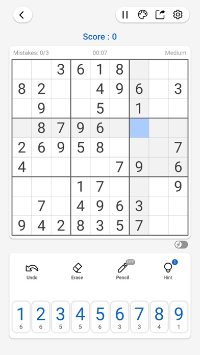 Sudoku - Number Brain Games screenshot 4