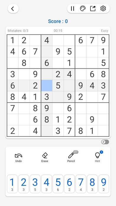 Sudoku - Number Brain Games screenshot 5