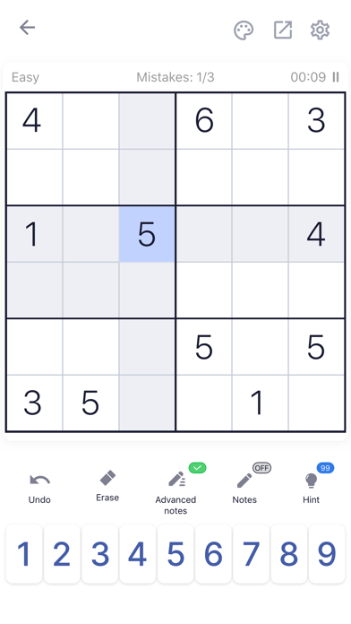 Sudoku Puzzle - Brain Games screenshot 1