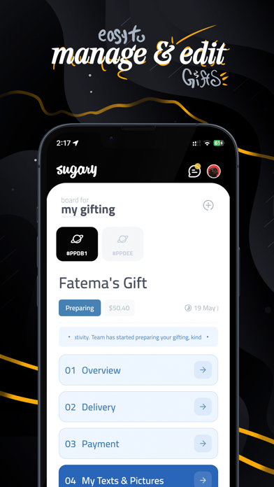 Sugary - Send Gift screenshot 2