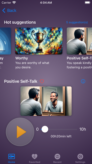 Suggest and Manifest screenshot 2