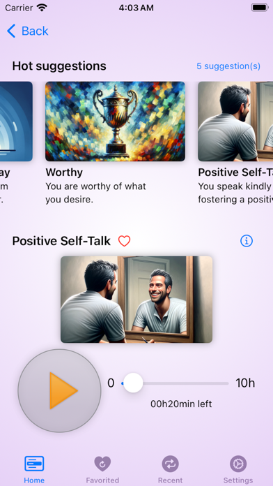 Suggest and Manifest screenshot 3