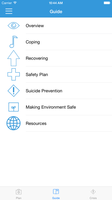 Suicide Safety Plan screenshot 2