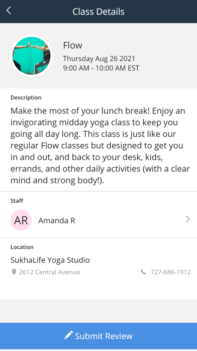 SukhaLife Yoga screenshot 1