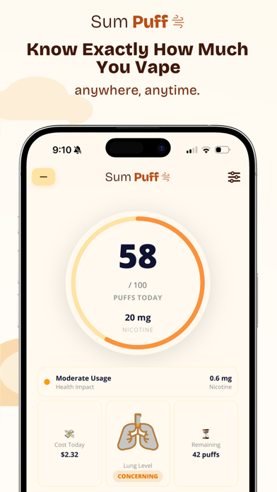 Sum Puff: Quit Smoking Tracker screenshot 5