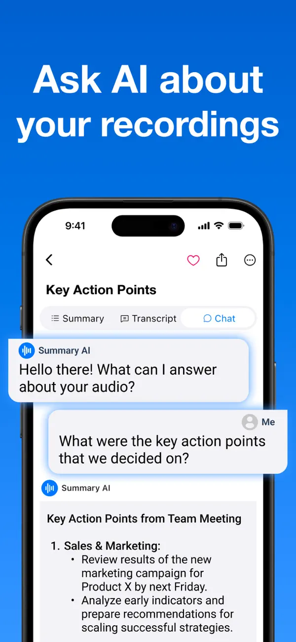 Summary - AI Note Taker screenshot 3