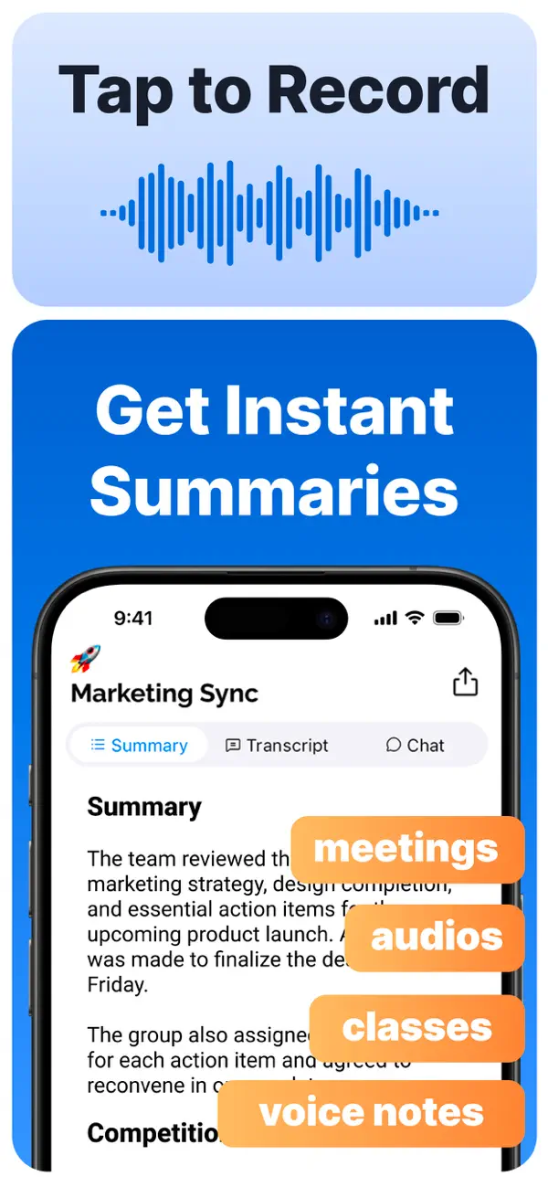 Summary - AI Note Taker screenshot 5