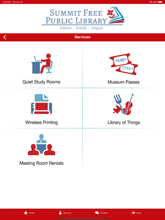 Summit Free Public Library screenshot 1
