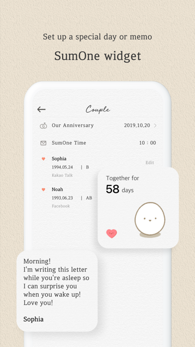 SumOne: For Relationships screenshot 1