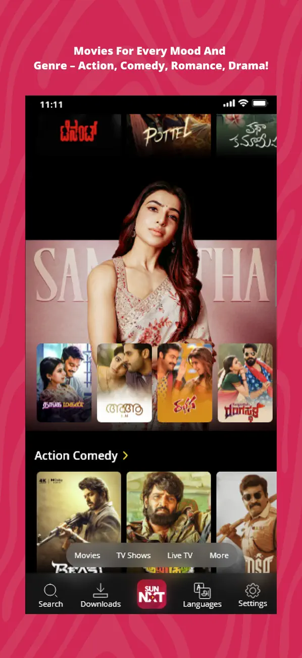 Sun NXT : Live TV & Movies screenshot 4