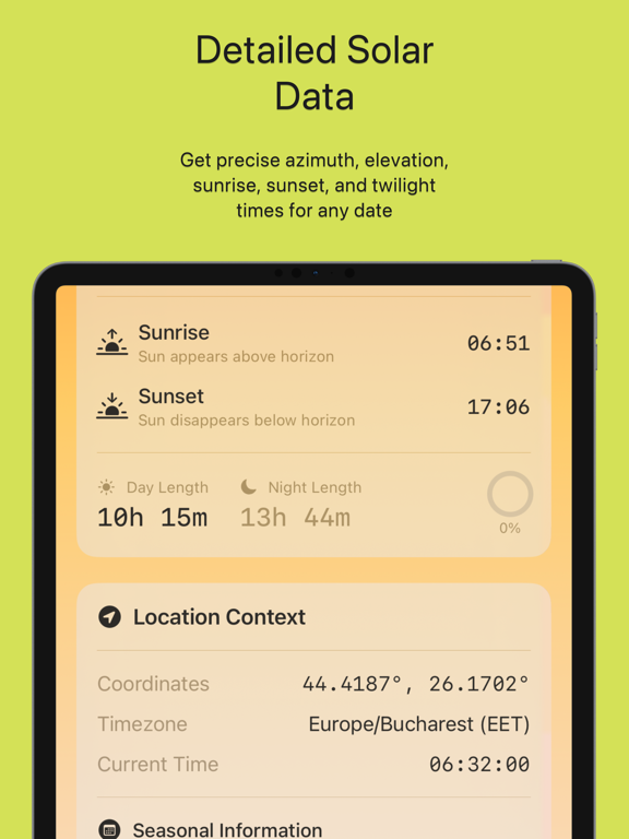 Sunio: Sun Tracker 3D Shadow screenshot 1