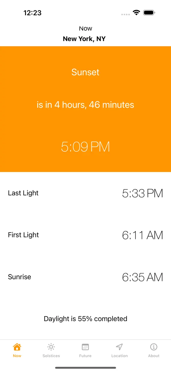 Sunrise Sunset Times screenshot 6