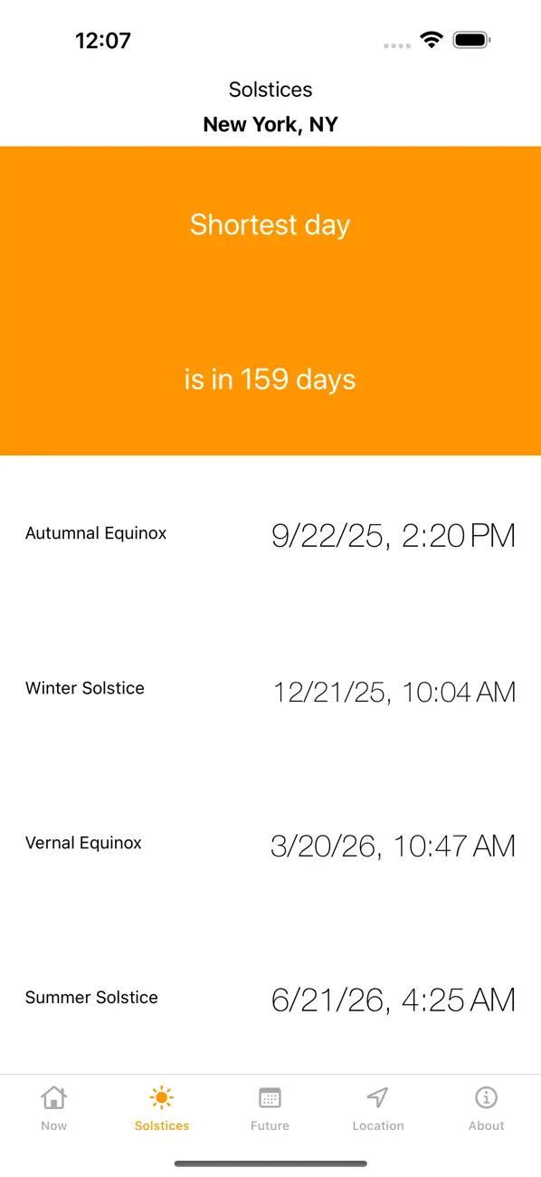 Sunrise Sunset Times screenshot 2