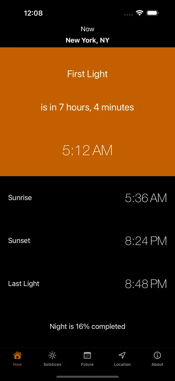 Sunrise Sunset Times screenshot 3