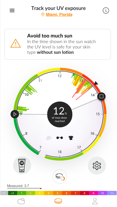 SunSense UV tracker screenshot 4