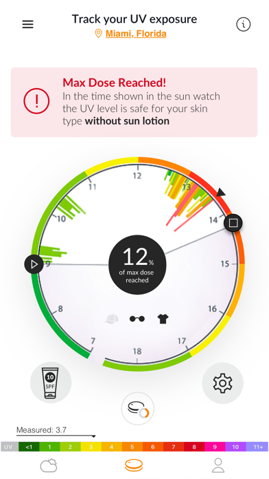 SunSense UV tracker screenshot 3
