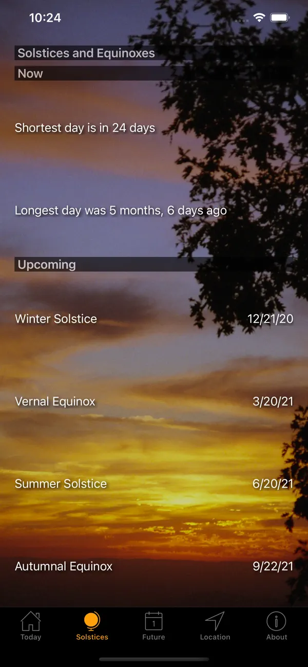 Sunset and Sunrise Times screenshot 4